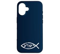 Jésus Yeshua en Langue araméenne du Poisson qu'il parlait Coque pour iPhone 16