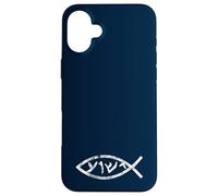 Jésus Yeshua en Langue araméenne du Poisson qu'il parlait Coque pour iPhone 16 Plus