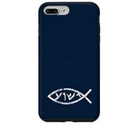 Jésus Yeshua en Langue araméenne du Poisson qu'il parlait Coque pour iPhone 7 Plus/8 Plus