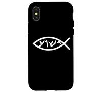 Jésus Yeshua en Langue araméenne du Poisson qu'il parlait Coque pour iPhone X/XS