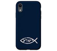 Jésus Yeshua en Langue araméenne du Poisson qu'il parlait Coque pour iPhone XR