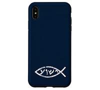Jésus Yeshua en Langue araméenne du Poisson qu'il parlait Coque pour iPhone XS Max