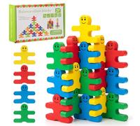 Jesustree Jouet d'équilibre en Bois Jouets à Empiler Tri Jouets Développer la Pensée et Les Compétences Pratiques de Votre Jeux Montessori pour Enfants 3 4 5 Ans et Plus