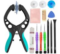 Jesustree Outils de Réparation de Téléphone, Kit D'outils 13 en 1 Tournevis Professionnels Démontez pour écran LCD Ventouse Compatible avec écrans Smartphones Tablettes Dispositifs Mobiles