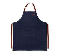 Jesustree Tablier Longue en Denim pour Hommes et Femmes, Tablier de Cuisine Réglable Étanche Serveur Tabliers pour Cuisine, Jardin, Restaurant et Café, Barbecue et Grill