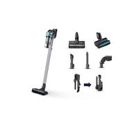 Samsung Jet 75 turbo Aspirateur balai Batterie Sec HEPA Sans sac 0,8 L 550 W Noir, Chrome, Couleur menthe, Bleu