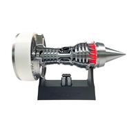Jet Aircraft Turbofan Turbojet Kit de modèle de moteur turbojet 3D à monter soi-même, structures électriques imprimées à faire soi-même, science mécanique aérodynamique, cadeau, affichage éducatif