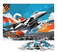 Jet Art Urban Skyline Puzzle en Bois de 500 pièces pour Adultes - Jeu éducatif et Stimulant - Cadeau de Noël - 500 pièces (52 x 38 cm)