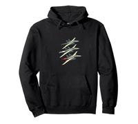 Jet Aviation Italienne Drapeau Fumée Rétro Sweat à Capuche