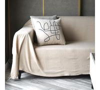 Jet canap uni 200cm x 300cm - Beige crme