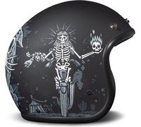 Jet Casque Cafe Racer DMD RETRO Ghost Rider Noir Mat taille XXL