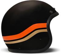 Jet Casque Cafe Racer DMD RETRO Sunset Noir Mat taille XL