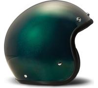Jet Casque Cafe Racer DMD RETRO Vert foncé brillant taille XS