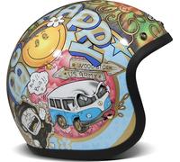 Jet Casque Cafe Racer DMD RETRO Woodstock taille L