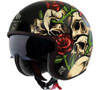 Jet Casque MT Helmets Le Mans 2 SV S Breakout B9 Noir Brillant Taille M
