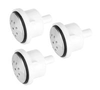 Jet de bain remous Spa, buse Jet d'air baignoire en plastique 3pièces 6mm | Injecteur d'air spa à 9 trous, avec bague d'étanchéité en caoutchouc, diffuseur bulles, raccord piscine de bain, 5.5x4.8cm