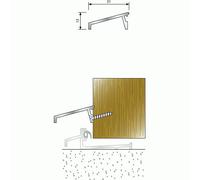 Jet d'eau JE30 pour fenêtre, porte-fenêtre et porte d'entrée - 2,5 m BILCOCQ