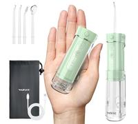 Jet Dentaire Hydropulseur Dentaire Portable, 5 Modes, Réservoir 180ml, IPX7 Étanche, Jet Dentaire de Voyage, Mini Water Flosser pour Maison et Déplacements