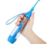 Jet Dentaire Hydropulseur Manuel Portable | sans Fil, sans Batterie | Irrigateur Buccal de Voyage, Pression Réglable | Nettoyage Dentaire, Orthodontie, Gencives, Amygdales