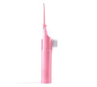 Jet dentaire Manuel sans contrainte electrique, Irrigateur Dentaire Manuel Portable, Nettoyeur Haute Pression pour Hygiène Bucco-dentaire, Conception Domestique (Noir, Rose ou Blanc) (Rose)