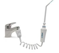 Jet dentaire SOWASH WATERJET, Se connecte au robinet, Hydropulseur Dentaire Sans piles ni électricité, Tête à jet linéaire unique, Produit italien