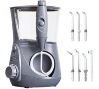 Waterpik - Hydropulseur Ultra Professional, Jet Dentaire avec 7 Embouts et 10 Niveaux de Pression, Élimine la Plaque, Gris (WP-667EU)