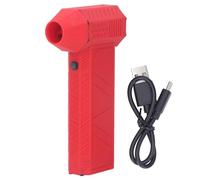 Jet Dry Blower 120000RPM Portable Mini Cordless Car Dryer 3 Adjustable Speeds Type C Rechargeable Super Fan for Keyboard Cleaning and Car Drying (Rouge)
