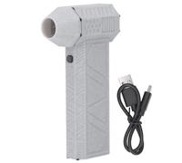 Jet Dry Blower 120000RPM Portable Mini Cordless Car Dryer 3 Adjustable Speeds Type C Rechargeable Super Fan for Keyboard Cleaning and Car Drying (Blanche)