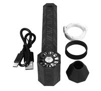 Jet Dry Blower Noir 150 000 TR/Min Turbo alimenté Souffleur d'air Portable Haute Vitesse pour Le Nettoyage de Voiture, Clavier d'ordinateur, canapé, Poils d'animaux, Batterie 3000