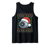 Jet Engine Christmas, ingénieur aérospatial, aéronautique, Ugly Xmas Débardeur