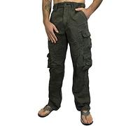 Jet était 007 Pantalon Cargo (Vert Olive)