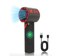 Jet Fan Mini souffleur sec, ventilateur puissant 1400gThrust, moteur sans balais 64mm, réglage continu de la vitesse, souffleur à air Turbo sans fil