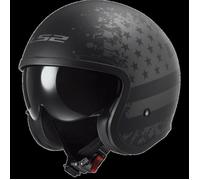 Jet Helm LS2 OF559 SPITFIRE II Black Flag Mattes Titan taille M XS