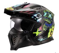 Ls2 Of606 Drifter Rayz Convertible Helmet Noir XS