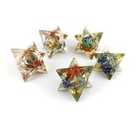 Jet International Fantastic Lot Of 5 Orgone Merkaba Sacred Geometry Aura Platonic Healing Genuine Crystal Divine Emf Protection Metaphysical Vital Life Force Energy Piezo Electric Effect Dna W/