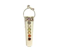 Jet International Scolecite Pendentif Chakra Plat avec Anneau 2 pouces Environ A ++ Guérison de Qualité Supérieure Spirituelle Divine Inde Cristal Livret Gratuit Crystal Therapy Image est juste une