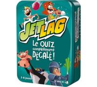 Asmodee - Jet LAG - Jeu d'Ambiance pour Adultes et Enfants dès 12 Ans - Quiz Décalé et Hilarant - Jeu de Société pour Soirées Entre Amis - 3 à 8 Joueurs - 20 Min - Version Française