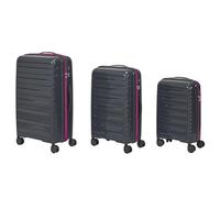 JET LAG - Lot de 3 Valises Rome 36L 60L 86L - Design Élégant et Moderne - Capacité de Rangement Optimale - Robustesse et Durabilité - Confort de Transport
