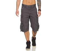 Jet Lag Short 007B, short 3/4, bermuda pour homme, en olive, beige, noir, bleu jeans, indigo
