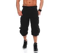Jet Lag Short cargo pour homme 007 3/4, Noir , M