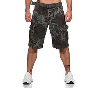 Jet Lag Short cargo Take Off 7 Bermuda avec ceinture pour homme, Lauro Oak, 38W