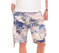 JET LAG Shorts Cargo Pour Hommes 17-131 Avec Motif Floral