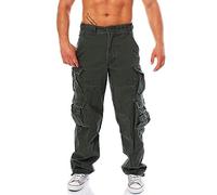 JET LAG Touchlines 007 Pantalon cargo pour homme - Gris - W56