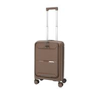 JET LAG - VO0061 - Valise Cabine à Ouverture Frontale Sydney M5 - Taille 55 cm - en Polypropylène Léger - Idéale pour Les Voyages - Couleur Beige - Pratique et Fonctionnelle - Beige 55 cm