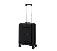 JET LAG - VO0066 - Valise Cabine à Ouverture Frontale Sydney M5 - Taille 55 cm - Plastique Polypropylène - Idéale pour Voyages - Légère et Pratique - Couleur Noire - Taille 55 cm