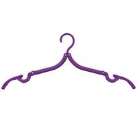 JET LAG VO1127 Cintre Pliable de Voyage PP Noir/Gris/Rose/Violet 47 x 1,50 x 10 cm