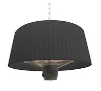 Jet-line Elektra Lampe de plafond électrique à infrarouge pour terrasse et balcon Noir Avec télécommande