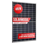 Jet-Line | Panneau solaire | Panneau solaire | Panneau solaire | Module d'alimentation avec 415 W | Panneau solaire à cadre argenté | Panneau solaire de balcon | Centrale électrique de balcon