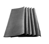 Jet-Line Stairs Lot de 5 tapis d'escalier, 75 x 25 cm, noir, pour l'extérieur et le jardin, antidérapants, en caoutchouc