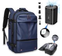 Jet Pack Pro Travel Bag with Pump,60L Expandable Backpack with Vacuum Compression,Vacpack Backpack with Waterproof Material,Anti Theft Air-pack Backpacks,Carry OnLuggage Vac Packing Bag for Airplane